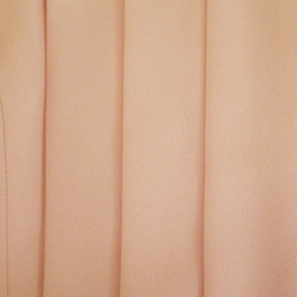 Pale blush pink midi dress with slit. - Picture 8 of 8